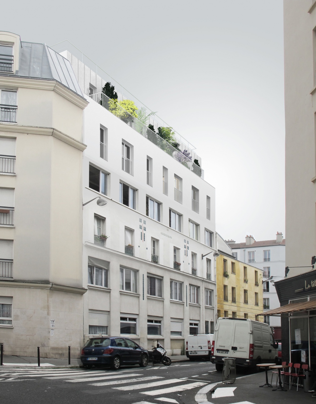 Surélévation d'un immeuble collectif