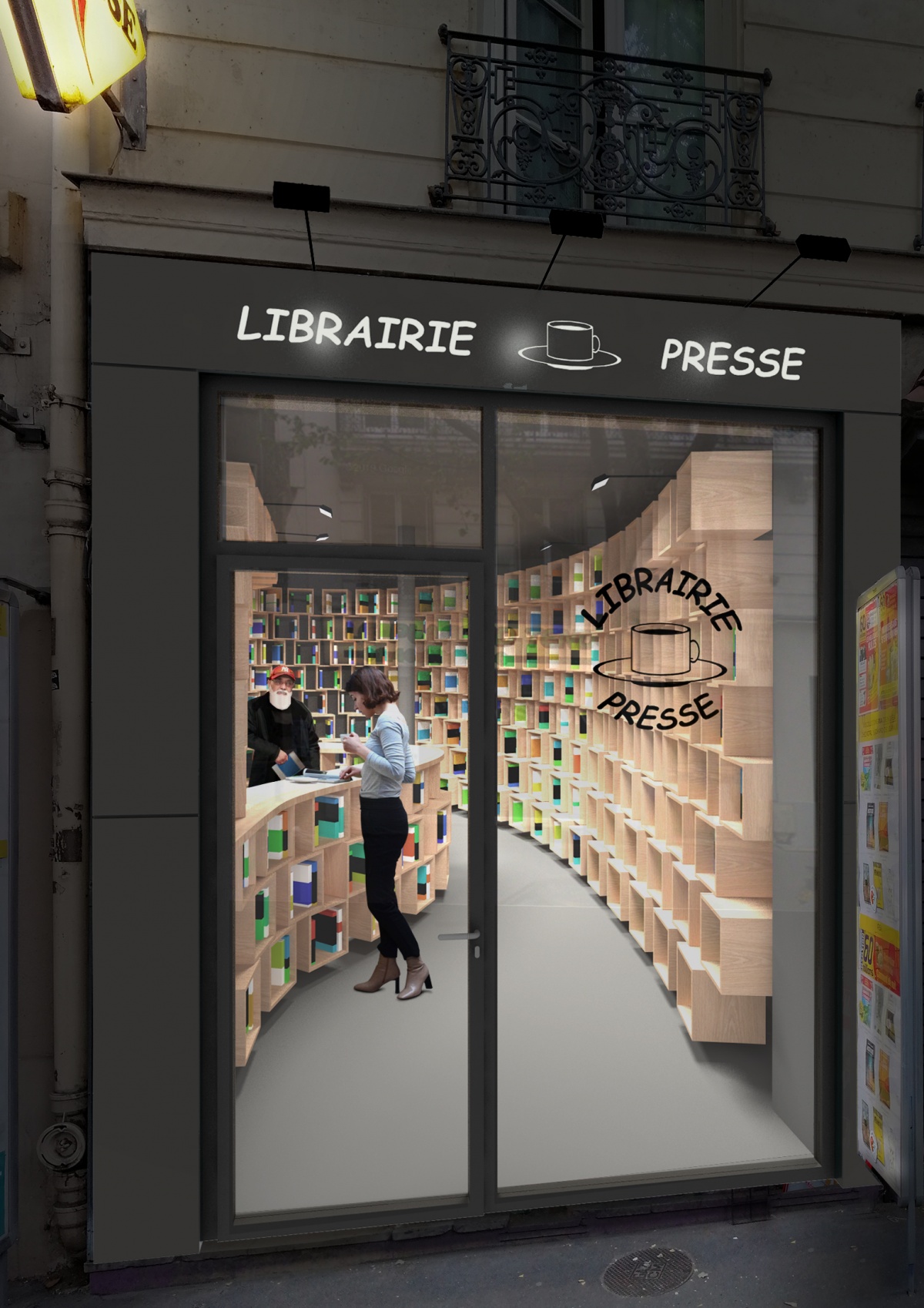 Commerce Librairie - Presse : apres