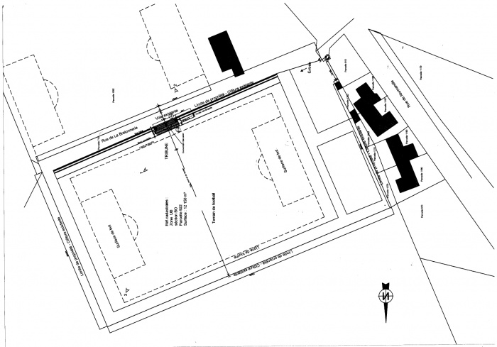 Tribune : Plan masse