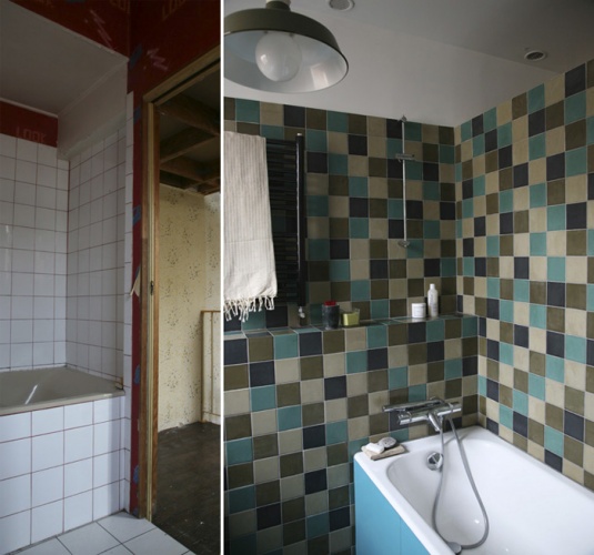 Rnovation complte d'une maison individuelle : Salle de bain / 1tage