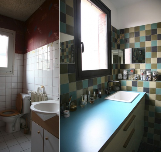 Rnovation complte d'une maison individuelle : Salle de bain / 1tage