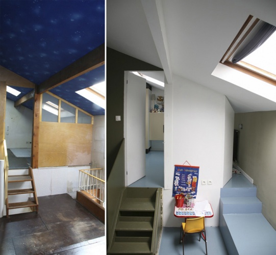 Rnovation complte d'une maison individuelle : Espace des enfants / 3tage