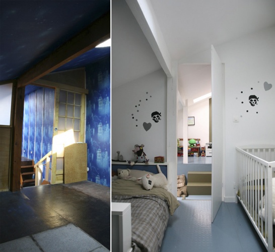 Rnovation complte d'une maison individuelle : Espace des enfants / 3tage