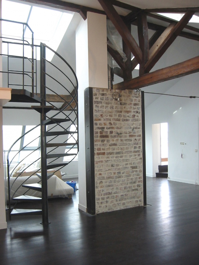 Loft bd Voltaire 75011 : escalier