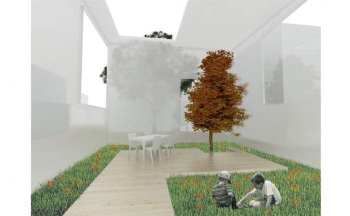 32 logements individuels exprimentaux passifs & quipements : Jardin d'hiver