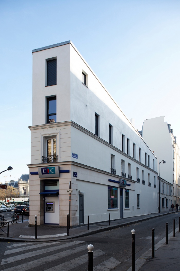Restructuration et surlvation d'un immeuble de logements, Paris XXe