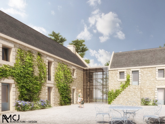 r�novation d'une long�re dans le morbihan