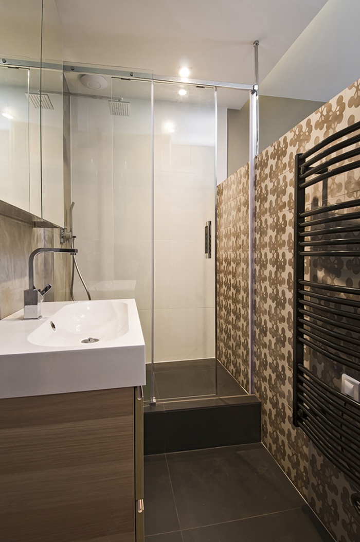 Appartement rue du Chemin vert : Salle de bain