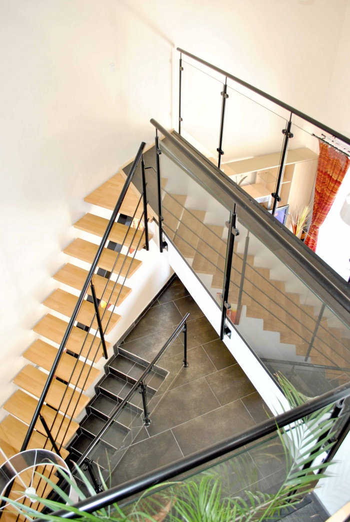 Maison de ville REB (77) : photo-escalier1-maison-reb1-77.JPG