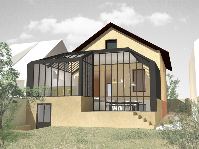 Rnovation et extension d'une maison  Chatou