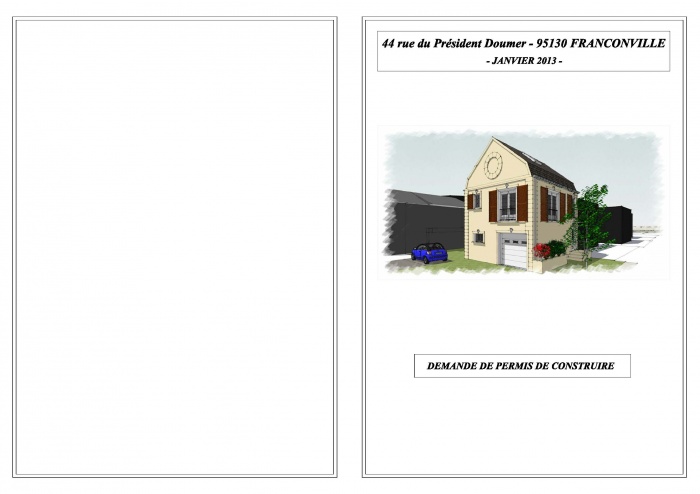 Réalisation d'un pavillon APS APD PC AOR DET